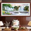 Pintura decorativa para sala de estar paisaje pintura de paisaje adhesivo de pared oficina mural autoadhesivo pintura para pared de fondo de sofá Pared habitación