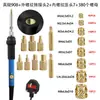 Accesorios para Punta de Soldador Eléctrico de Temperatura Ajustable para Uso Doméstico, Grabado, Transferencia de Calor, Tallado y Herramienta de Prensado de Tuercas de Fusión en Caliente