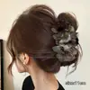 Pinzas para el pelo de lazo estilo coreano, accesorios para el pelo de alta gama, pinzas de tiburón, horquillas exquisitas para mujeres jóvenes, pinzas para el pelo de otoño e invierno para la parte trasera de la cabeza