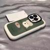 Funda para Teléfono de Cachorro Lindo Estilo Pintura al Óleo Adecuada para Apple 17, iPhone 16 Pro Max, Lindo Vivos19 Diseño Creativo 0