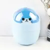 Lixeira de Mesa Alta Cor Mini Fofa Pote com Tampa Balde de Armazenamento de Lixo de Mesa tamanho pequeno Caixa de Armazenamento de Sacos de Lixo