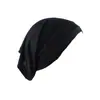 Stock Listo de Fábrica Gorro Base de Hiyab de Jersey de Rayón Color Sólido Elástico Tubo de Algodón Mercerizado para Protección contra el Frío y el Viento