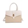 Bolsa Quadrada Pequena Color Block Casual Tendência Verão 2026 Moda Tendência Bolsa de Mão Bolsa Transversal de Ombro