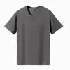 Camiseta de Algodón Puro para Hombre, Camisa Cultural de Cuello Redondo, Uniforme Escolar, Uniforme de Trabajo, Uniforme de Grupo, Sudadera de Color Sólido, Camiseta de Manga Corta de 180 g con Estampado de Logo