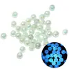 Cruz Simple Acrílico Luminoso con Perlas Estilo Coreano Creativo Transparente Perlas Redondas Nuevo Polvo Fino con Brillo Cristal Luminoso Perlas Sueltas