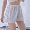 Pantalones de Seguridad Blancos para Mujer Antirozaduras Ropa Ligera Verano Delgados Cintura Alta Encaje Seda de Hielo Sueltos Culottes Inferiores Shorts