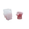 Mão de Deus Punho Aromaterapia Vela Molde de silicone DIY Reabastecimento Win Mão Gesto Gesso Molde Decoração