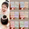 2026 Novo Elástico de Cabelo de Alta Elasticidade com Acabamento em Cetim, Toque de Luxo, Argola de Cabelo Dopamina de Verão para Mulheres, Elástico Fofo para Crianças