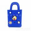 Venta al por mayor de fábrica eva Bolsa de playa Bolsa de dama Bolso de mano Cesta de gel de sílice Bolsa con agujeros Bolsa de playa para cosméticos