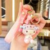 Llavero creativo de segunda generación de Sanrio Kulomi para mujer, colgante para coche, muñeco, adorno de bolsa cool de moda, regalo al por mayor