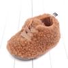 Zapatos de Bebé Mao Mao Invierno con Forro Polar Set Elástico para el Pie Bebé de 0 a 1 Año Zapatos para Bebé Niños y Niñas Suela Suave Zapatos para Niños Pequeños 2691