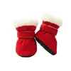 Cubrezapatos gruesos y cálidos de invierno para mascotas, zapatos para perros, especiales para Teddy, suela suave, antideslizantes, impermeables, para perros pequeños, al por mayor