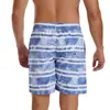 Comercio exterior Pantalones de playa de secado rápido para hombre a rayas estampado europeo y americano tela lavada bañadores transfronterizos talla grande shorts casuales
