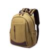Suministro directo transfronterizo de mochila de lona de moda europea y americana color sólido bolso de hombro para hombre mochila para computadora para hombre y mujer venta al por mayor