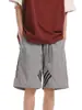 Pantalones Cortos de Secado Rápido para Hombre Verano 2025 Nuevo Estilo Americano Retro Tendencia Marca Sueltos Rectos Delgados Casuales Pantalones Cortos de Playa