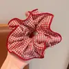 Diadema Roja Dulce de Lunares, Diadema Roja, Diadema Fresca de Estudiante Alta Elástica, Accesorio para el Cabello de Moda