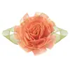 Fábrica de Fitas Folha em Oito 3D Decoração Floral Feita à Mão Fita de Cetim de Poliéster Fita de Organza Decoração de Folha Fita Floral