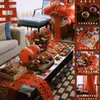 Nuevo Juego de Decoración de Mesa de Café para Sala de Estar Estilo Chino, Decoración de Ambiente de Boda, Mantel, Vajilla, Decoración de Habitación de Boda, Camino de Mesa, Tazas de Té