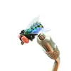 Blf-0042 Cebo para Mosca de Ojos Compuestos Luya Anzuelo para Mosca Mosca de Frijol Mungo Boca de Caballo Tilapia Rayada Blanca Luz Depredadora