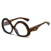 Gafas de Moda Anti-Luz Azul Nuevas Elegantes con Montura Grande de Cruz Sin Graduación para Mujer Monturas de Gafas Elegantes Transfronterizas Europeas y Americanas