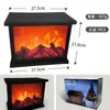 Venta directa de fábrica Lámpara de chimenea decorativa LED con llama simulada