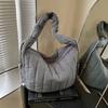 Bolso Casual de Gran Capacidad para Mujer 2025 Nuevo Otoño e Invierno para Viajar, Combinable, Bandolera, Bolso Tote de Hombro, Bolso de Algodón