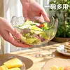 Bol de vidrio estilo nórdico plato creativo para pescar frutas red social martillado bol de frutas bol de ensalada vajilla de postre para el hogar venta al por mayor