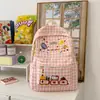 Design de Nicho Mochila Fofa de Menina Feminina Estudante do Ensino Médio Estudante do Ensino Fundamental Bolsa Escolar para Menina Nova Grande Capacidade Personalização