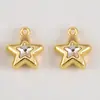 Liga Estelar Pingente de Estrela DIY Acessórios de Cabelo Colar Pulseira Acessórios de Joia Pingente de Chaveiro Material