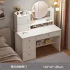 Tocador dormitorio simple moderno tocador red social chica dormitorio principal habitación de alquiler con tocador gabinete de almacenamiento integrado