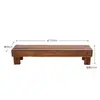 Reposapiés de Madera Maciza Anticorrosión Taburete Escalón para Balcón Exterior Reposapiés Elevador de Altura para Cocina Interior Reposapiés para Oficina