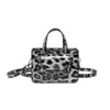 Bolsa feminina versátil retrô moderna transfronteiriça 2025 Primavera/Verão nova bolsa de mão estilosa mini estampa de leopardo bolsa de ombro único transversal