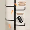 Perchero de pie, no requiere taladro, extensible, para uso doméstico en el dormitorio, entrada, multifuncional