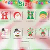 Decoração de Pátio de Feliz Natal Inserção Placa Oca Decoração de Festa de Feriado de Jardim Inserção de Gramado Externo Personalização