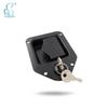 Fornecimento de fábrica polegar 8661 preto ouro aço compartimento do carro fechadura da porta, carro aço inoxidável caixa de ferramentas fechadura