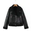 Comercio Exterior Transfronterizo Spot 2025 Estilo Europeo y Americano Chaqueta de Otoño para Mujer Estilo Nuevo con Cinturón, Solapa, Forro de Cachemira