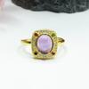 Anillo de Amatista Natural de Guan Yu Anillo de Gema Púrpura Joyería de Fábrica Venta al por Mayor y Entrega S3091001