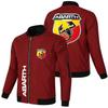 Chaqueta de Hombre Negra Deportiva Talla Grande Moderna Comercio Exterior Cierre Holgada Estilo Motociclista Punk Estándar de Coche Europea y Americana