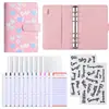Nuevo Modelo Especialmente Diseñado para Cuadernos A6, Carpeta de Presupuesto con Corazón de PU Creativo de Amazon, Organizador Financiero al por Mayor