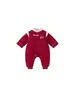 Ropa de Invierno Nueva Baoxuan para Niños con Bordes Deshilachados, Ropa de Gateo Estilo Chino, Ropa de Año Nuevo para Recién Nacidos, Monos Nuevos para Bebé Niño Estilo Chino Nuevo
