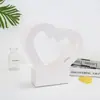Bolso de flores Tanabata, caja de flores portátil hueca con forma de corazón para el Día del Maestro, caja de flores con forma de corazón, caja de papel para embalaje de flores