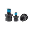 Tornillos combinados con cabeza cilíndrica y hexágono, ennegrecidos, grado 12.9, con recubrimiento de pegamento, combinados con arandela elástica plana, M3-M12