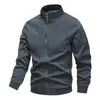 Nueva Chaqueta de Hombre Primavera y Otoño 2025 Tallas M-8XL Tallas Grandes Empuje Principal Transfronterizo Versión en Inglés