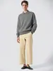 Suéter Polo Casual para Hombre, Ajuste Holgado Simple, Estilo Perezoso, Cuello Solapa Ropa de Punto para Hombre, Ropa para Hombre Estilo Old Money