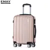 Comércio Exterior Mala de Viagem ABS 20 polegadas Moda Japonesa e Americana Personalizada Grande Capacidade Rodas Universais Carrinho Viagem Mala de Viagem ABS