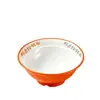 A8 Melamina Dos Colores Tazón para Fideos Especial para Restaurante de Fideos Comercial Luosifen Malatang Tazón Grande Tazón para Fideos de Arroz Tazón para Ramen de Res