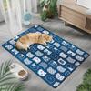 Tapete Refrescante para Mascotas, Tapete para Dormir para Gatos Pequeños, Tapete Refrescante de Verano de Seda Helada, Tapete de Hielo para Gatos, Tapete de Verano para Gatos, Tapete para Dormir, Tapete Refrescante