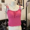 Camisola Dopamina con Almohadilla en el Pecho Verano Tailandés Diseño Dulce Spice Girl Sentido Strapless Base Ropa Exterior Top de Ropa Interior