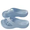 Sandalias de playa antideslizantes para mujer para exteriores con separación de dedos, soporte para el arco y corrección del pulgar, color liso
