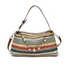 Bolso de Concha Tejida de Nicho Estilo Francés para Mujer 2026 Nuevo Bolso Cruzado de Cadena de Hombro de Moda Bolso de Paja de Playa